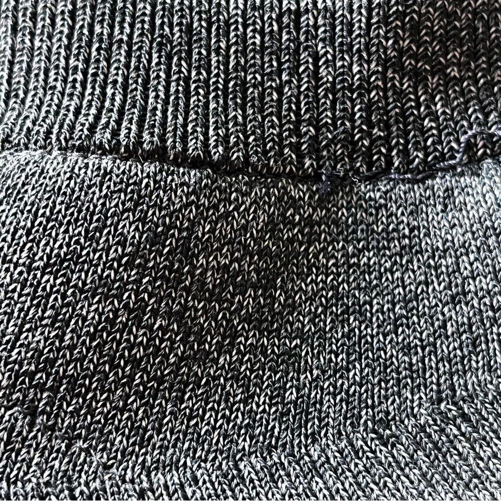 DKNY Sheila Sock Lace Black/Gray Platform Sneakers Shoes with Zipper Size 8 - Picture 12 of 14